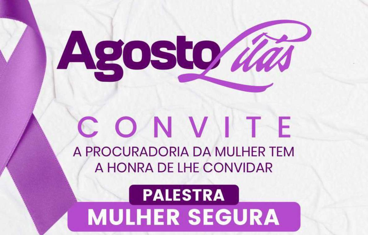 Evento na Câmara Municipal busca conscientizar sobre a violência contra a Mulher