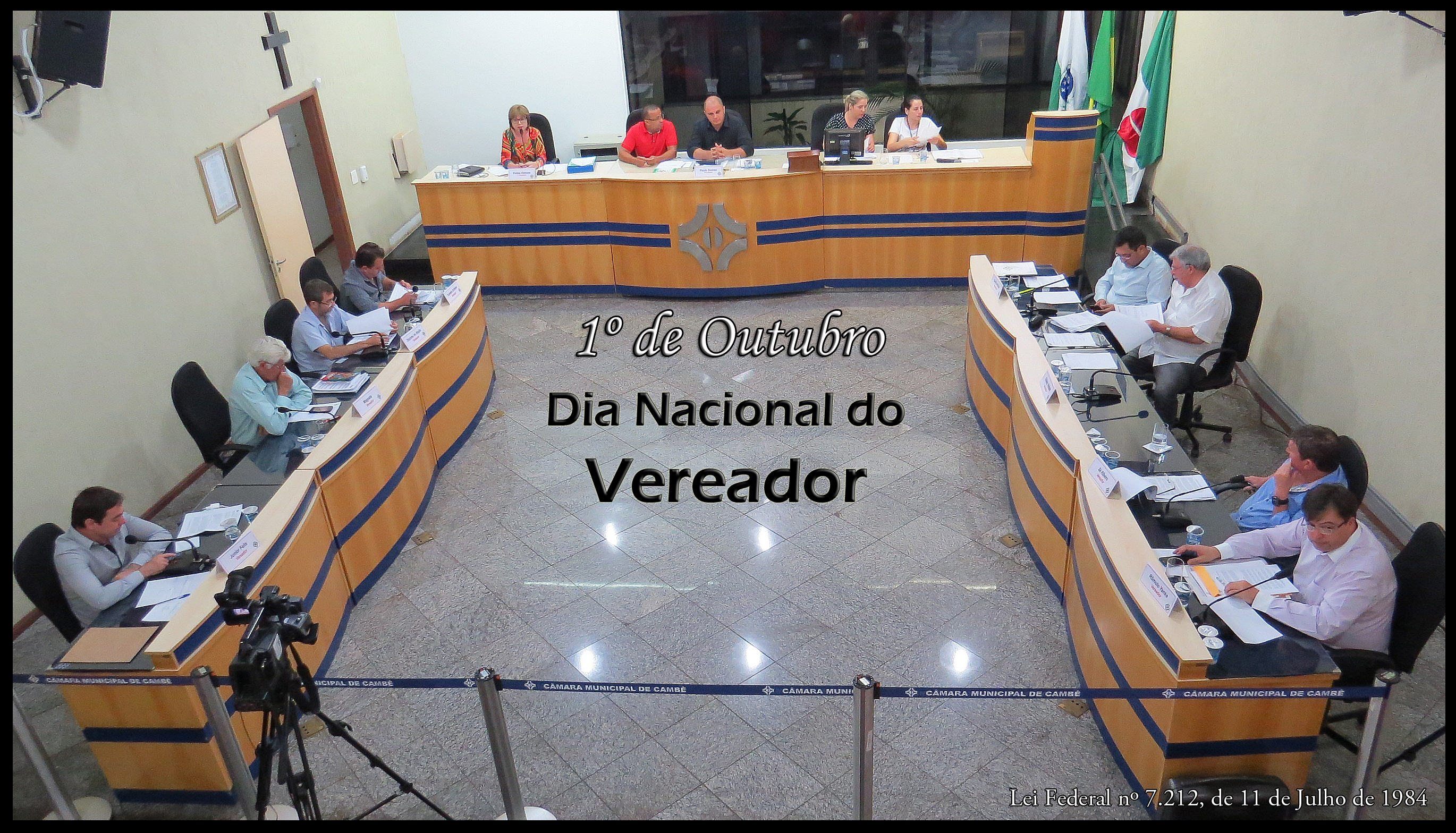 1º de outubro: "Dia Nacional do Vereador"