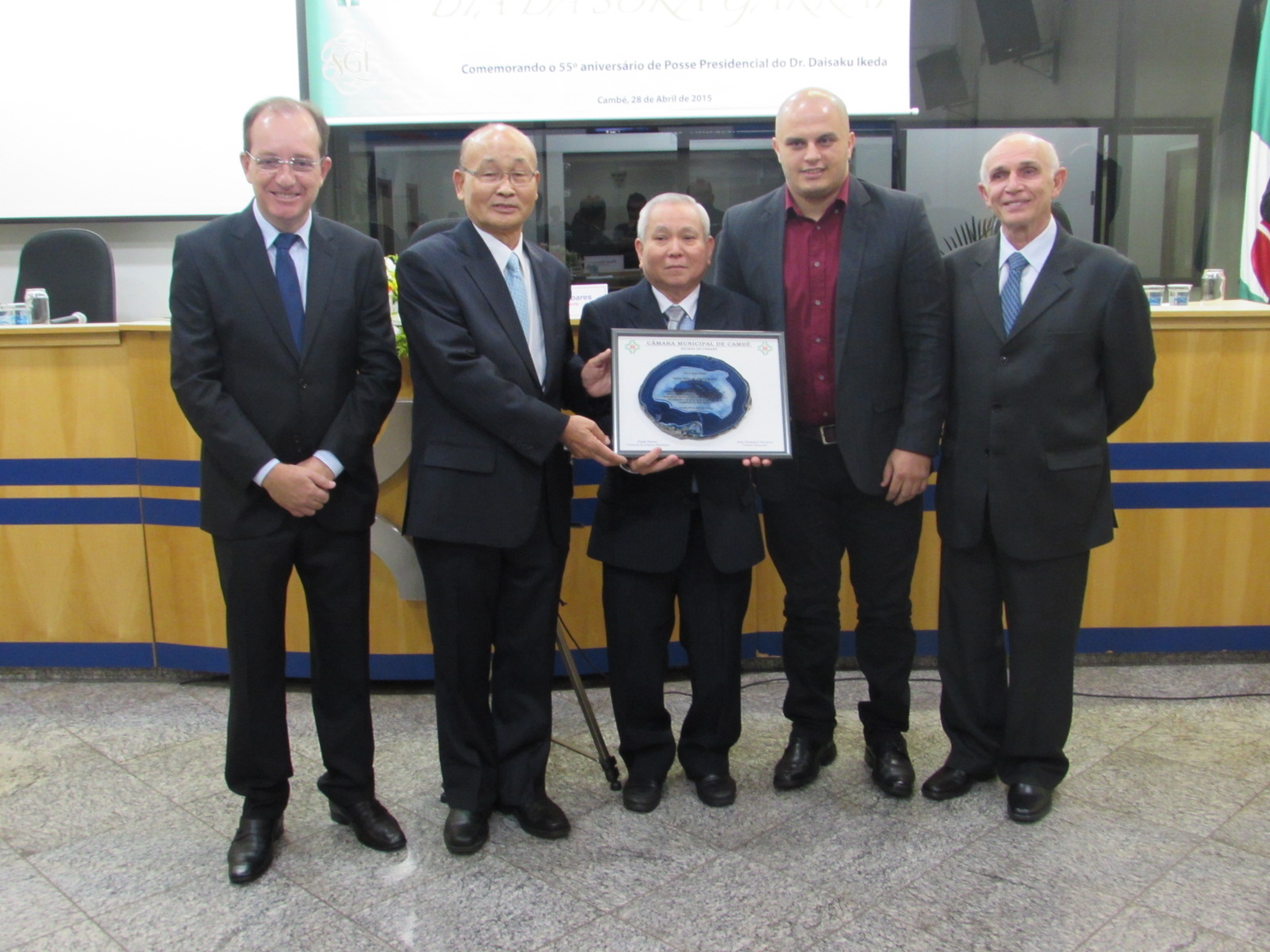 Aniversário da Soka Gakkai reúne comunidade na Câmara Municipal