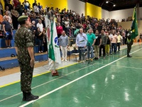 Câmara de Vereadores participa da cerimônia de juramento à bandeira