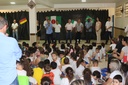 Câmara é representada pelo presidente Zezinho da Ração em inauguração de Escola