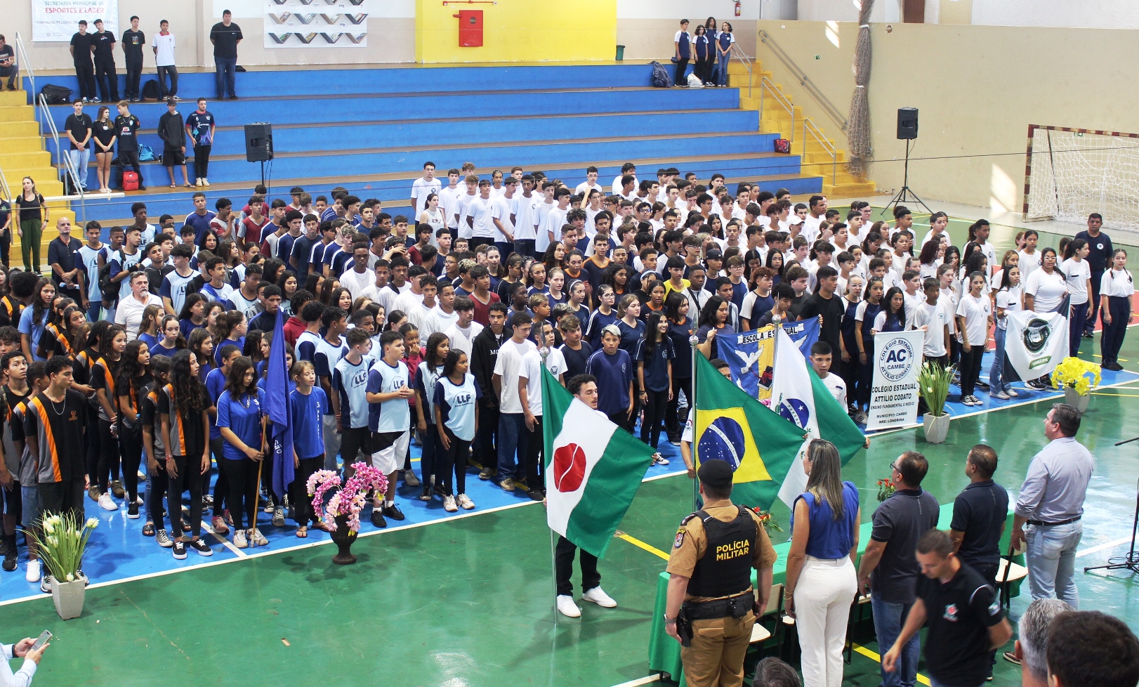 Câmara participa da abertura da 45ª edição dos Jogos Estudantis de Cambé