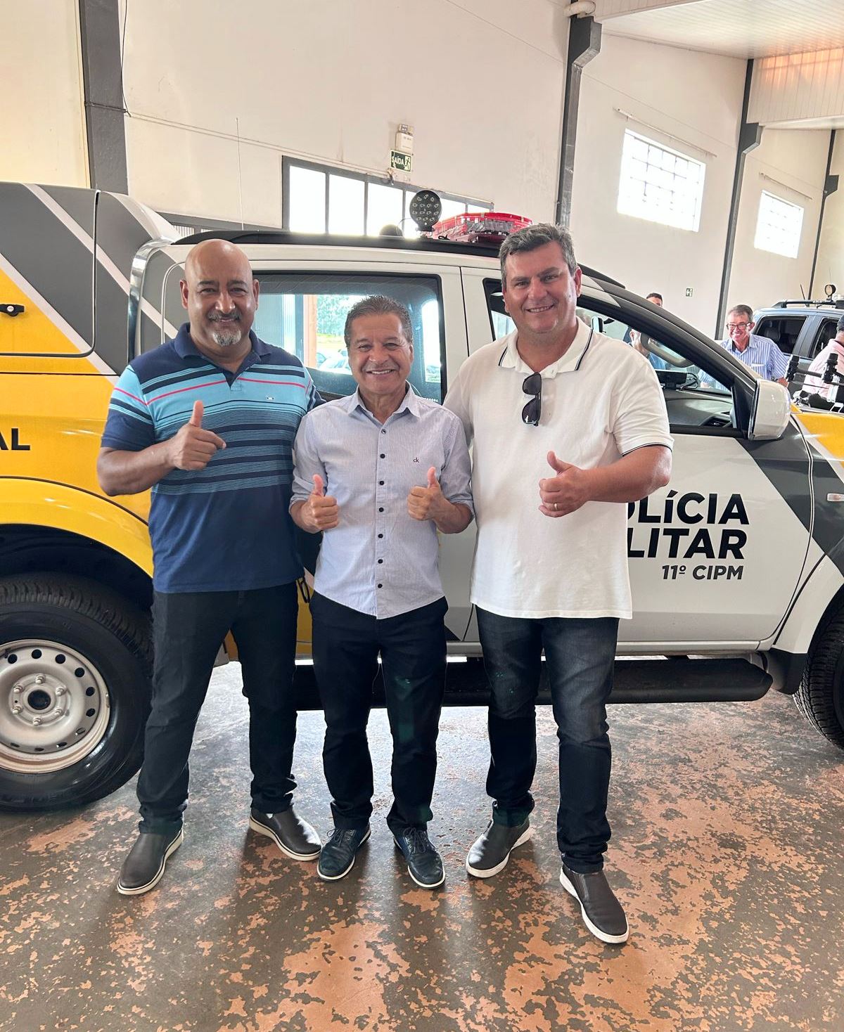 Câmara participa da entrega de armamento para a Patrulha Rural