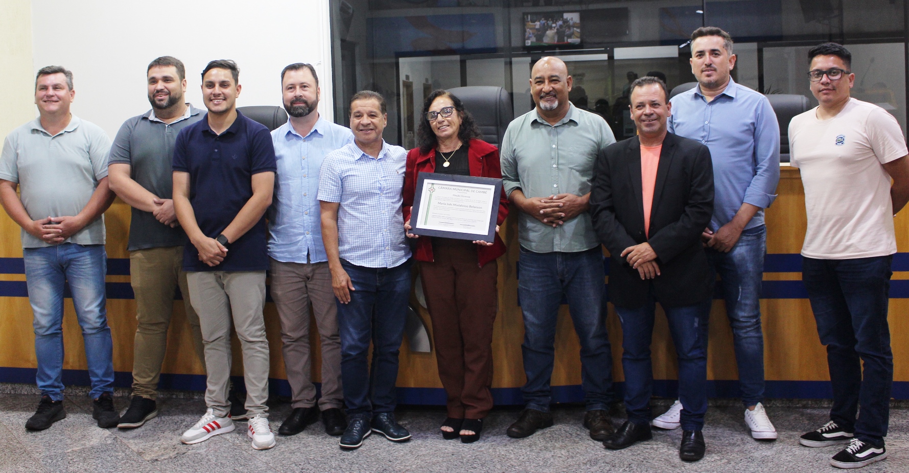 Inês Belanson recebe título de Cidadã Honorária