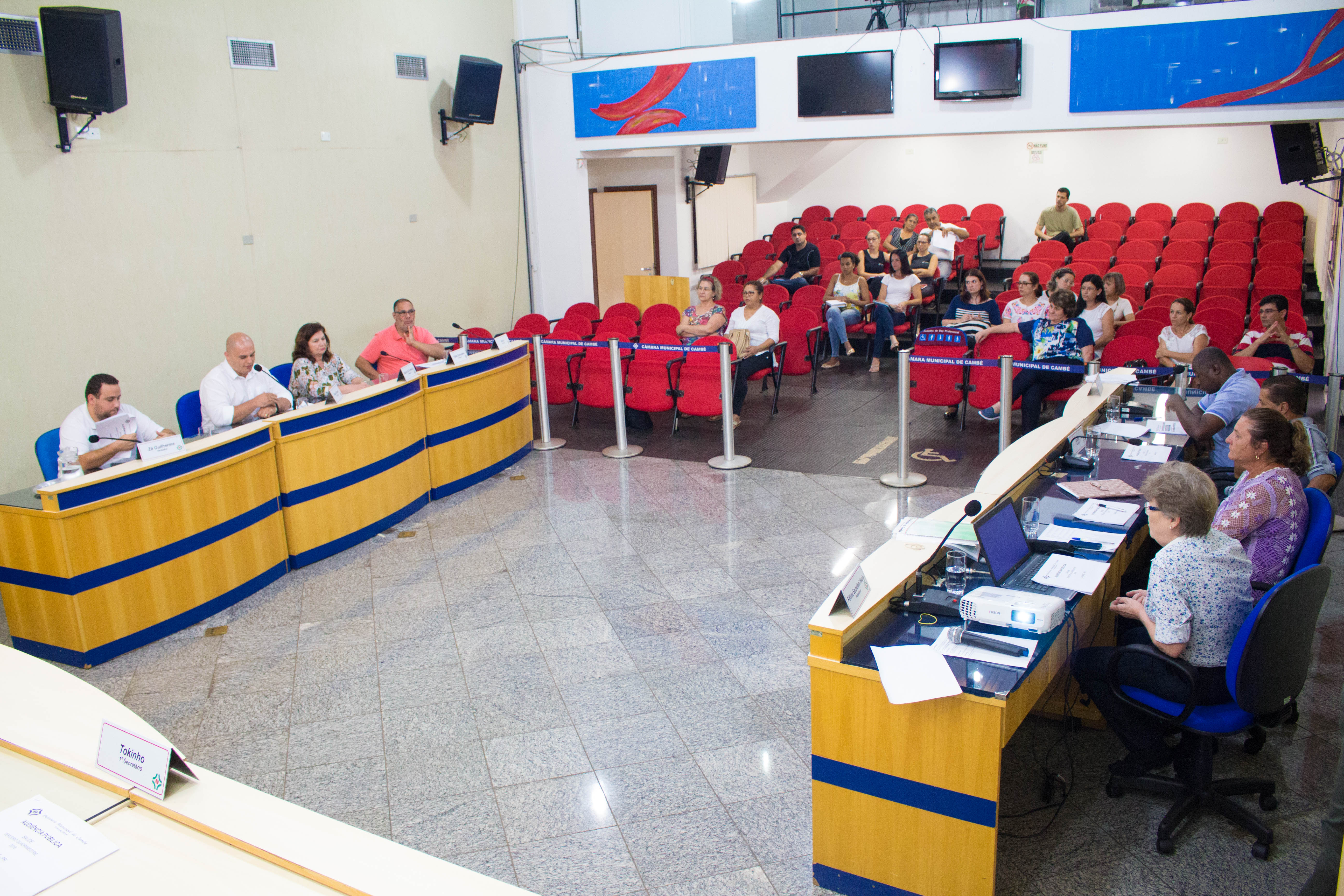 Câmara  sedia  audiência pública, realizada pela Secretaria Municipal de Saúde
