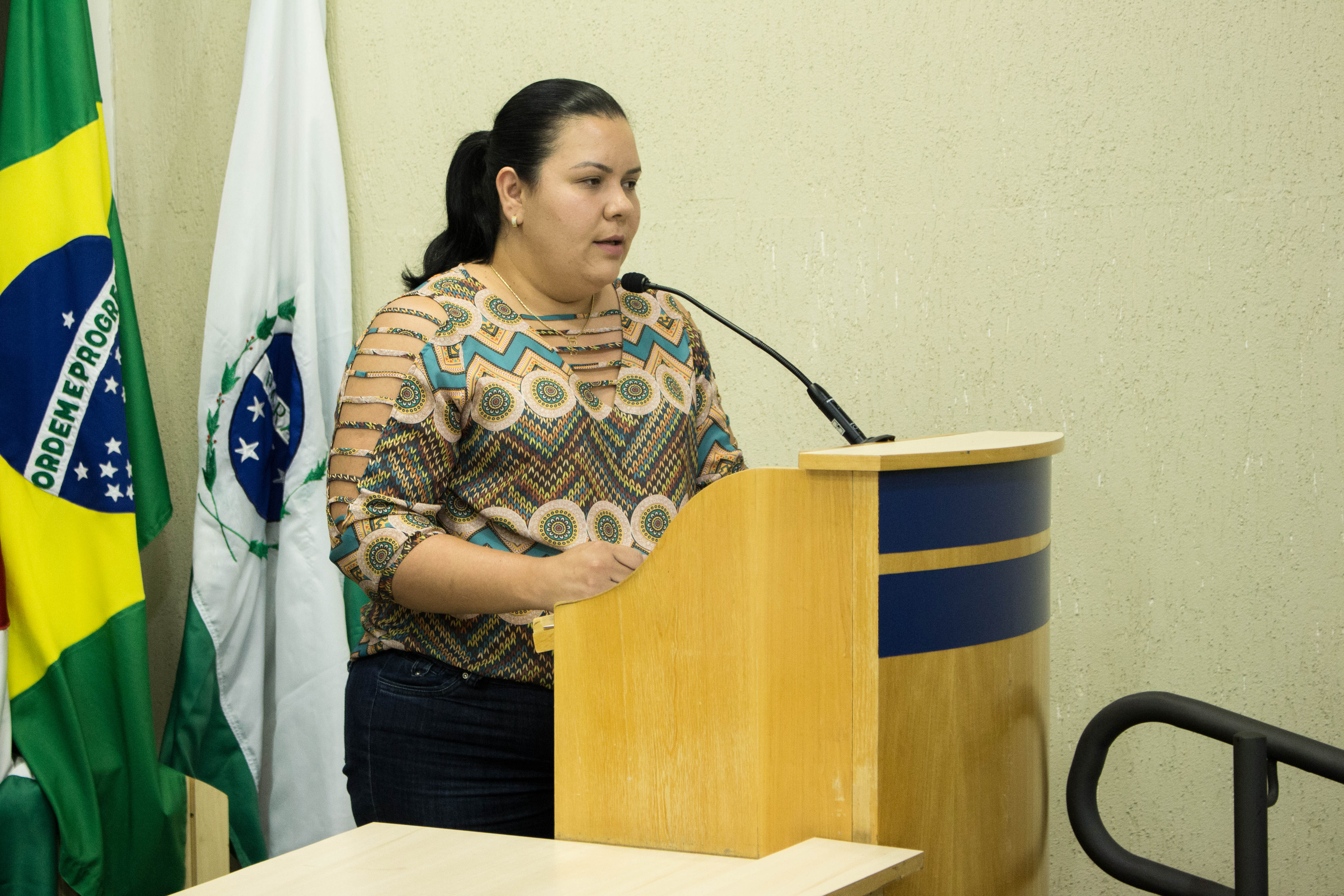 Presidente da Associação de moradores do Caramuru e região fez uso da Tribuna Livre.