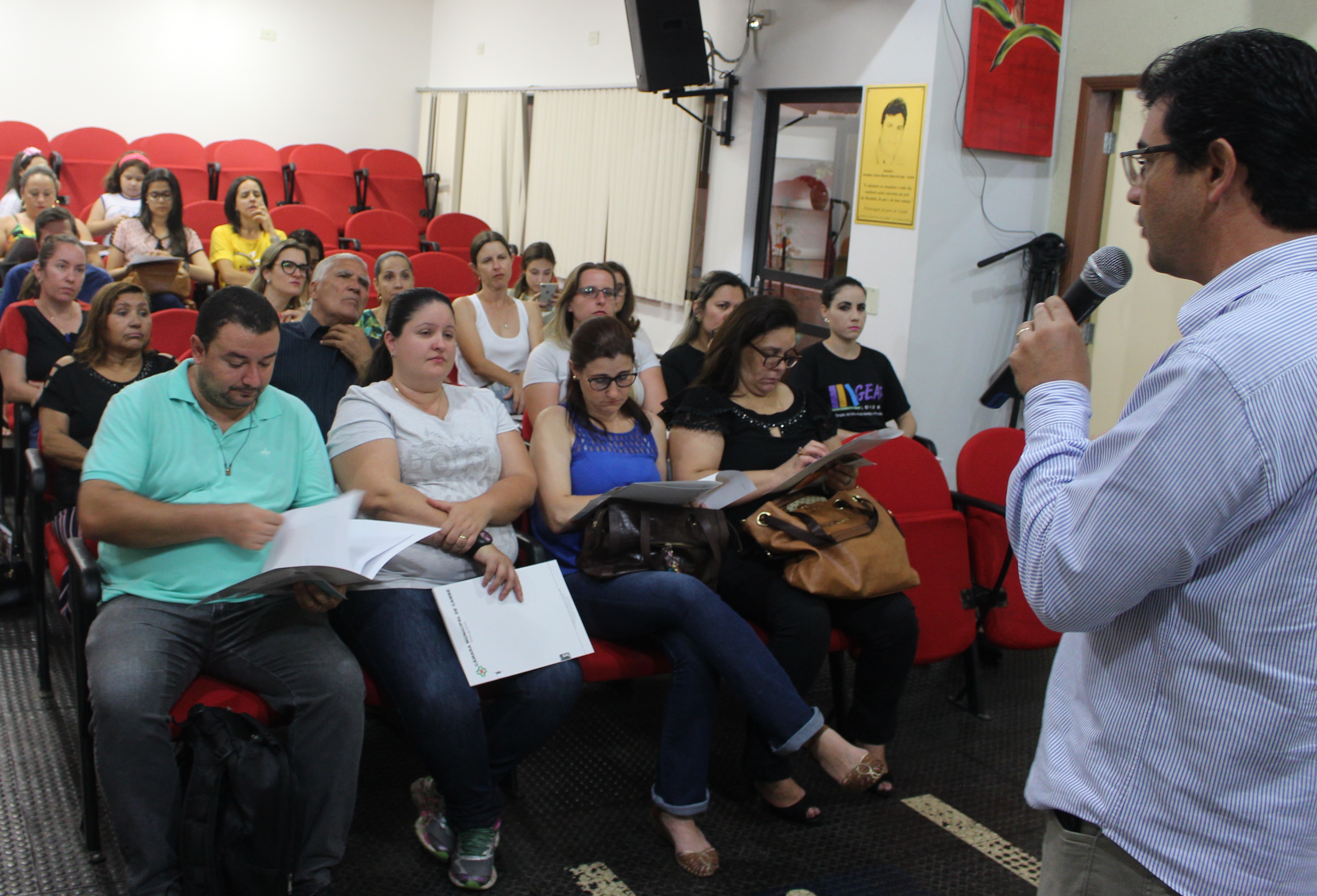 Vereador Dalto apresenta para os professores  proposta do Fundo de Valorização da Educação