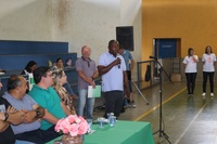 Vereador Nilson da Bahia representa Câmara na aberturada da olimpíadas dos idosos