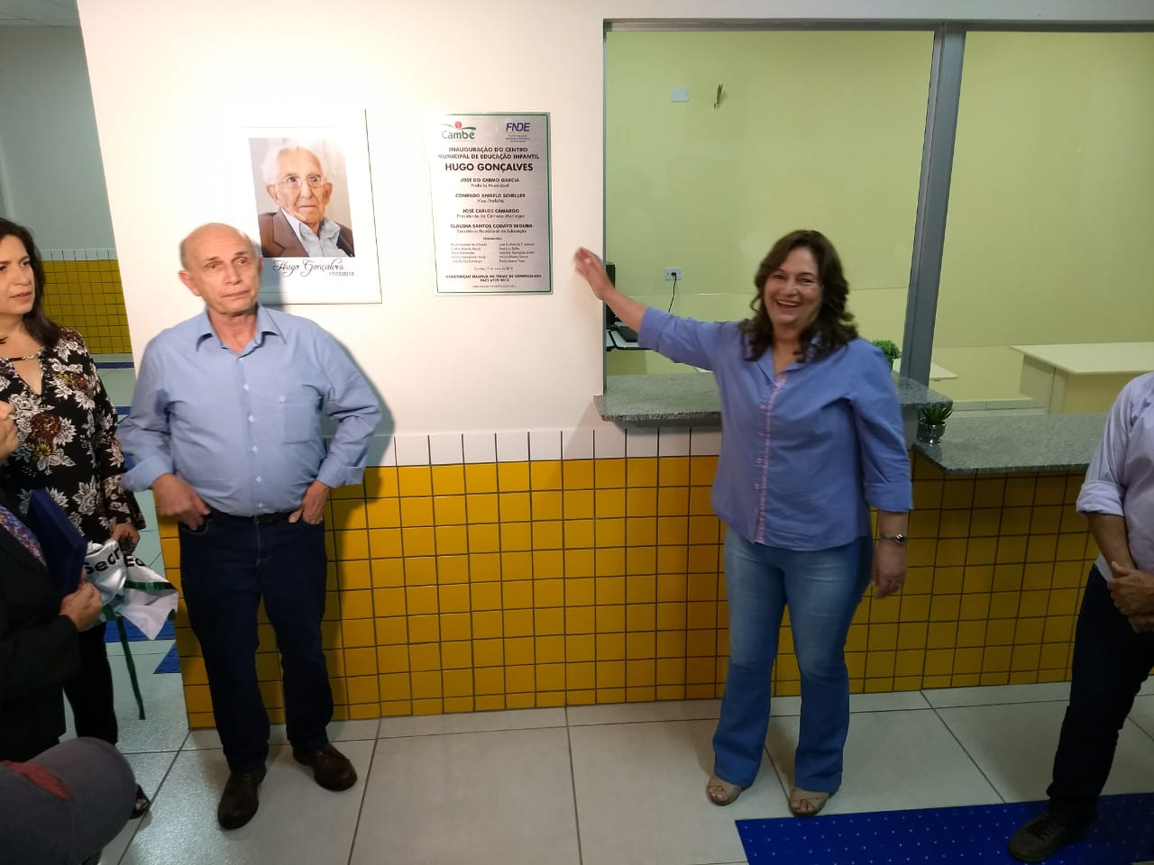 Vereadora Alzira da Farmácia participa de inauguração de Centro de Educação Infantil