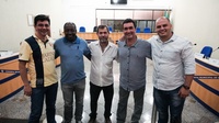 Vereadores recebem visita do presidente da Câmara de Sertanópolis.