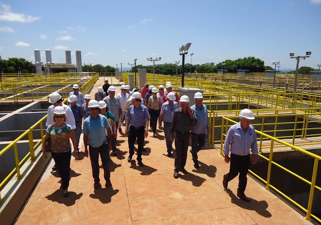 Vereadores visitam obras da PR 445 e duplicação do Sistema Tibagi