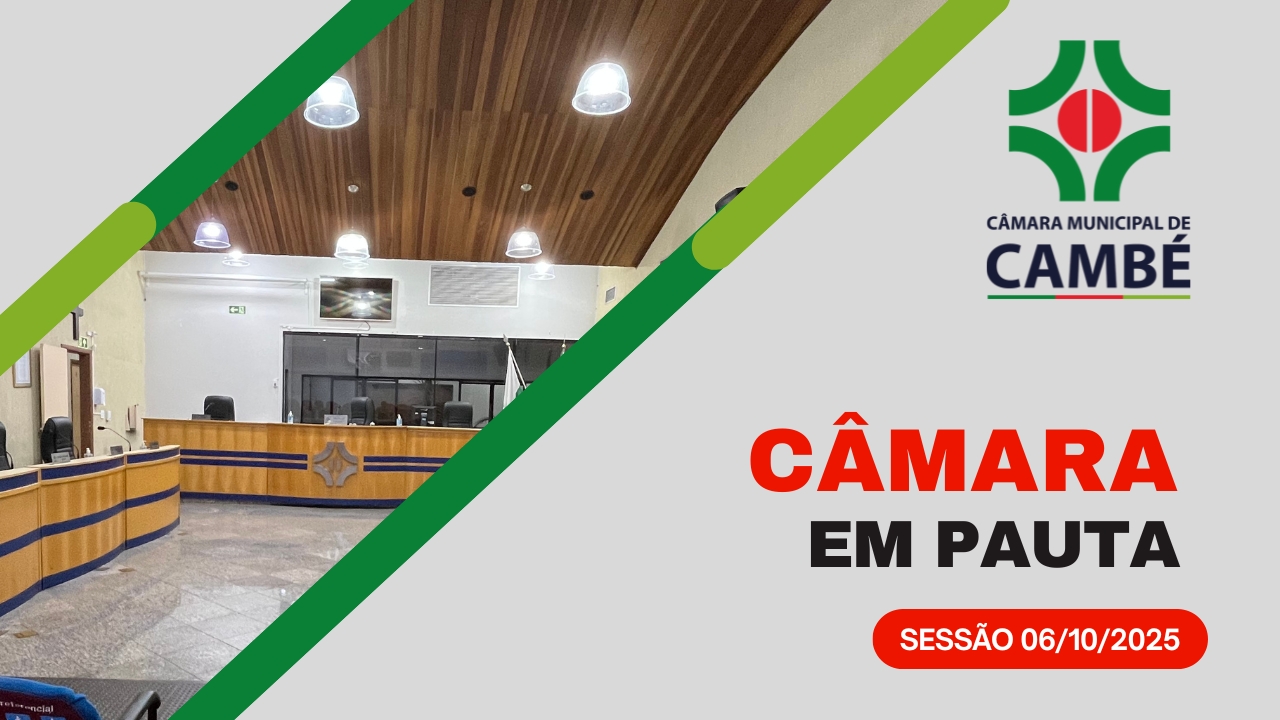 Sessão tem três projetos para votação, entrega de moção e tribuna